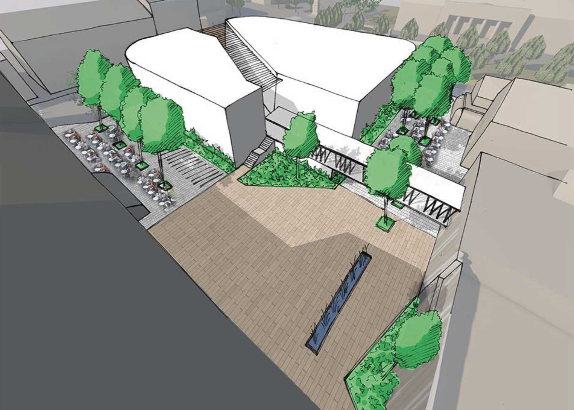 Chalon-sur-Sâone Aménagement de la place De Gaulle