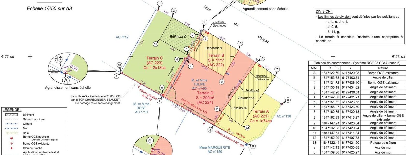 Plan de division pleine page