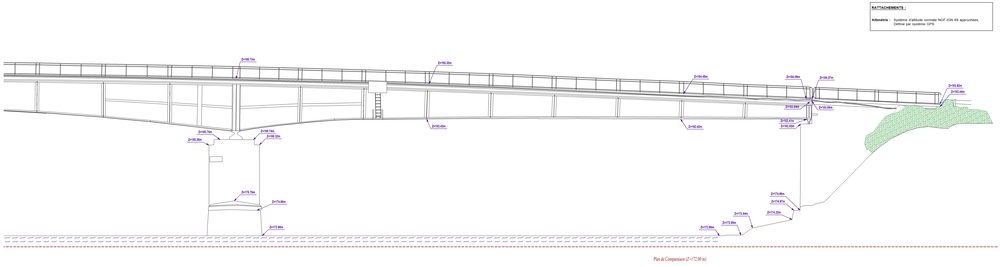 Relevés architecturaux - Plan de façade 3