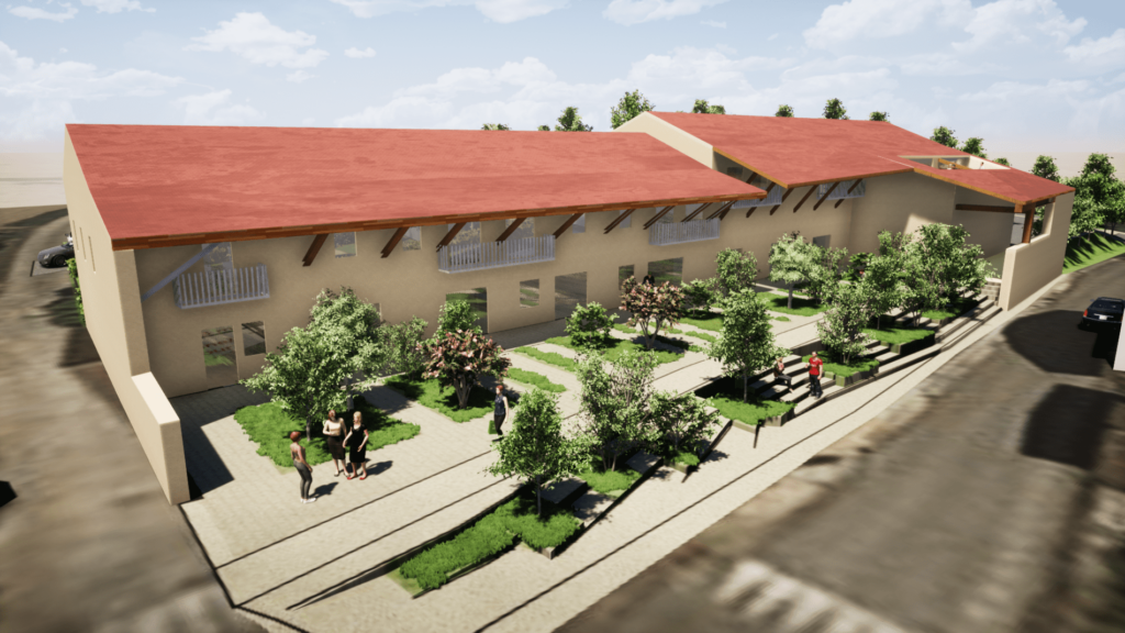 Réhabilitation d'un corps de ferme à Bourg-Saint-Christophe - 1