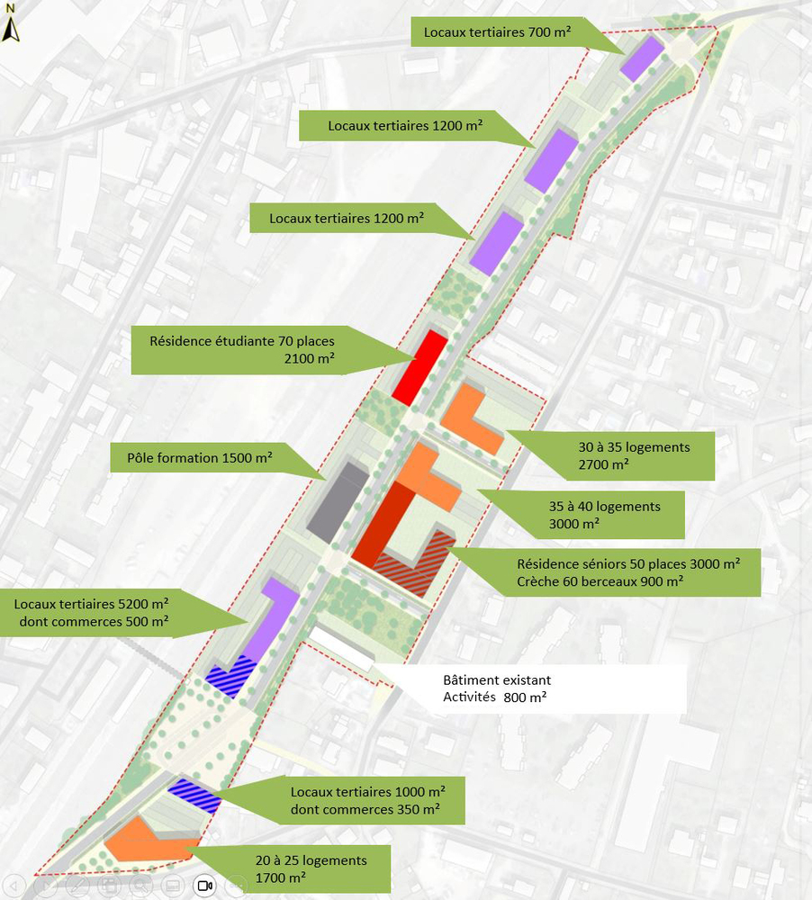 Plan de composition projet urbain